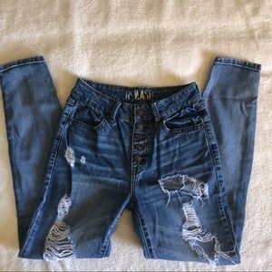 EUC Distressed Denim Jeans